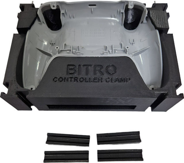 BITRO CNC-Befestigung zur Montage der Dualsense-Schale für PS5-Controller und Paddle-Installation - Bild 1