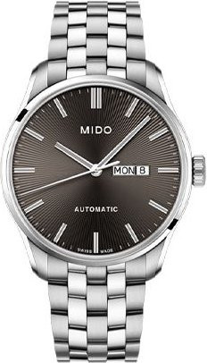 Mido Armbanduhr Automatik, Edelstahl, Schwarz, Grau, Herren - Bild 1