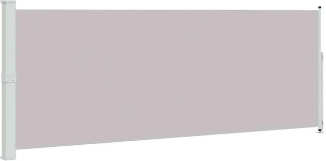 vidaXL Ausziehbare Seitenmarkise Grau, Höhe: 180 cm, Breite: 500 cm - Bild 1