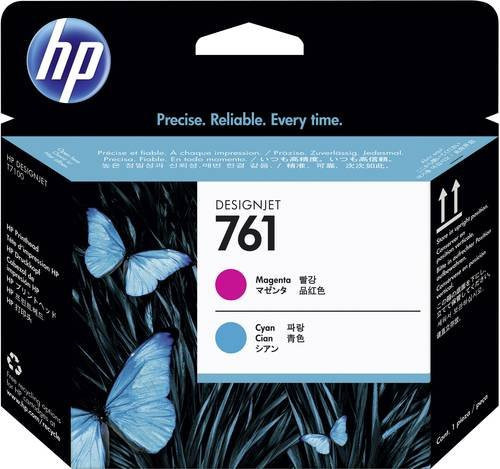 HP 761 Original Druckkopf Cyan und Magenta für Designjet T7100 und T7200 CH646A - Bild 1