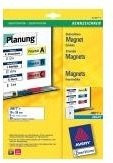 AVERY Zweckform Inkjet-Magnetschilder, Weiß, B: 78 mm, H: 28 mm - Bild 1