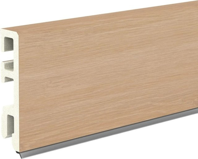 Döllken Hartschaumleiste USL60 sk Dekor Eiche Studio, Farbe Braun, B/H/T: 60 x 14 x 2500 mm - Bild 1