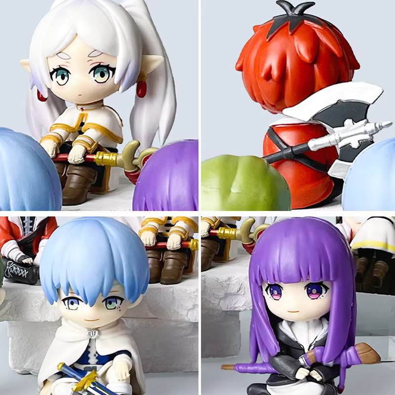 Bandai Frieren Beyond Journey's End Chibi-Figuren, 6-teiliges Set, PVC-Statue - Bild 2