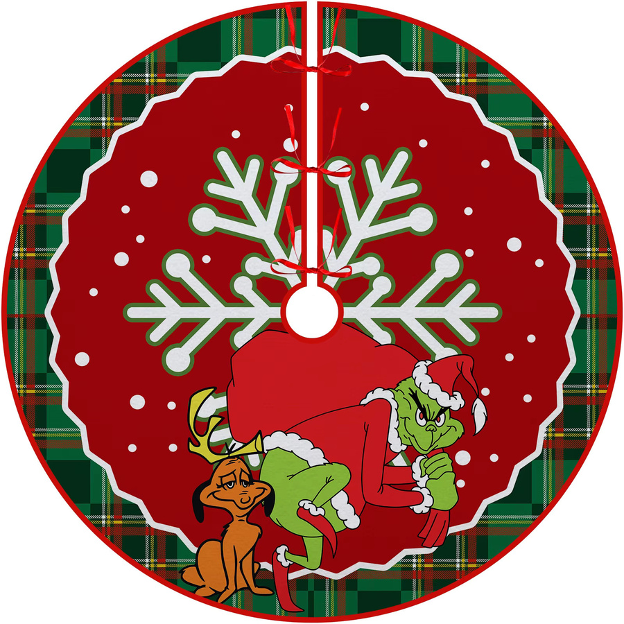 VIKAMA Cartoon-Weihnachtsbaumkleid in Mehrfarbig für die Weihnachtsdekoration - Bild 3