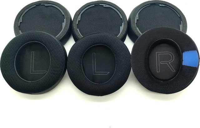 JEEMOOSEE Soft Ice Gel Foam Ohrpolster Kissen für Alienware AW510H und AW310H Kopfhörer in Schwarz - Bild 1