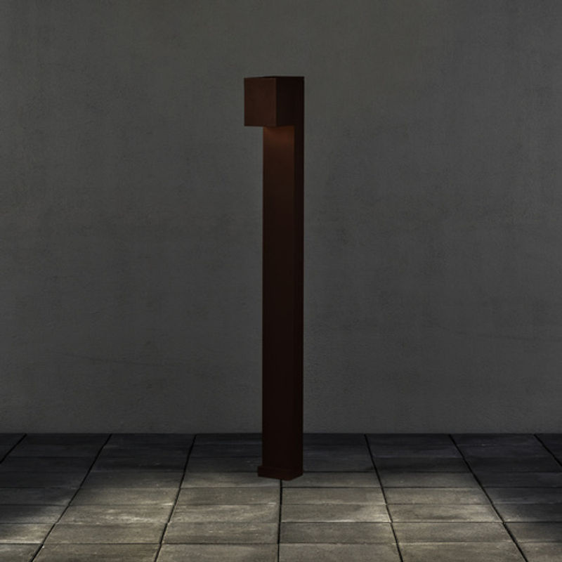 Konstsmide Cremona Außenstandleuchte aus Aluminium in Braun mit LED, BxL: 100 x 9 cm - Bild 5