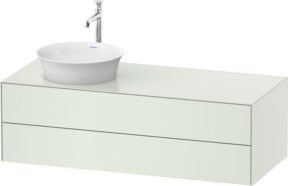 Duravit Waschtischunterschrank White Tulip in White, Breite: 130 cm, Tiefe: 55 cm, Höhe: 55 cm - Bild 1