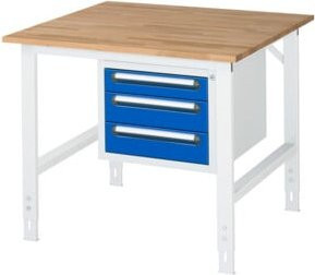Rau Arbeitstisch Tom KM04 höhenverstellbar, B/T/H: 100 x 100 x 76-108 cm - Bild 1