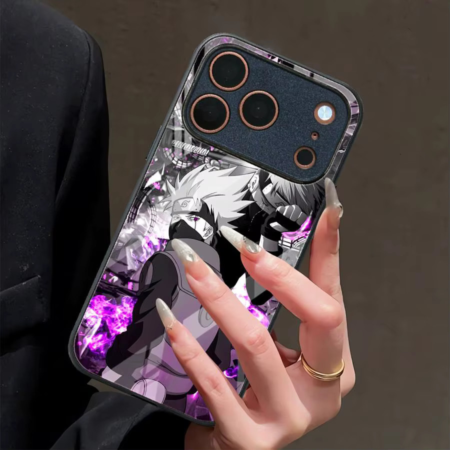 Anime Naruto Schutzhülle aus Glas für Apple iPhone in Multicolor - Bild 3