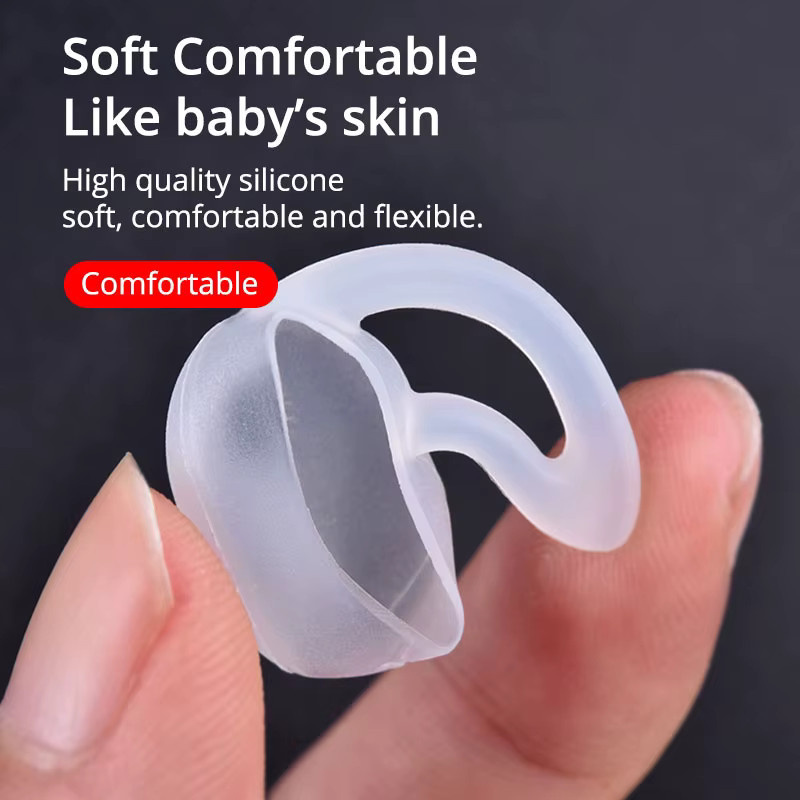 EARDECO Silikon-Ohrstöpsel Schutzhüllen für Kopfhörer in Transparent, 1 Paar - Bild 2