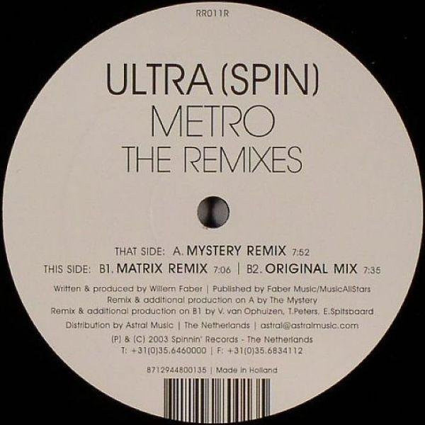 Metro (Die Remixe), Ultra Spin, RR Records, Vinyl/LP, 12 Zoll, gray - Bild 1