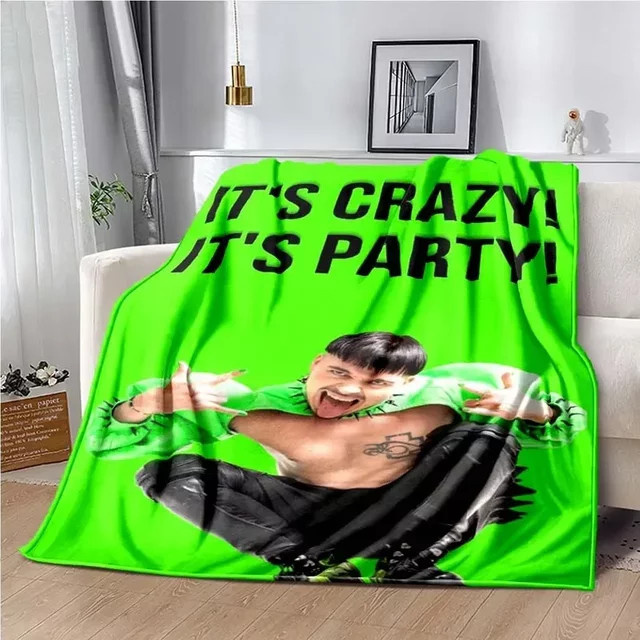Krijcha Cha Überwurfdecke Musik inspiriert für Sofa, Bett und Schlafzimmer - Bild 1