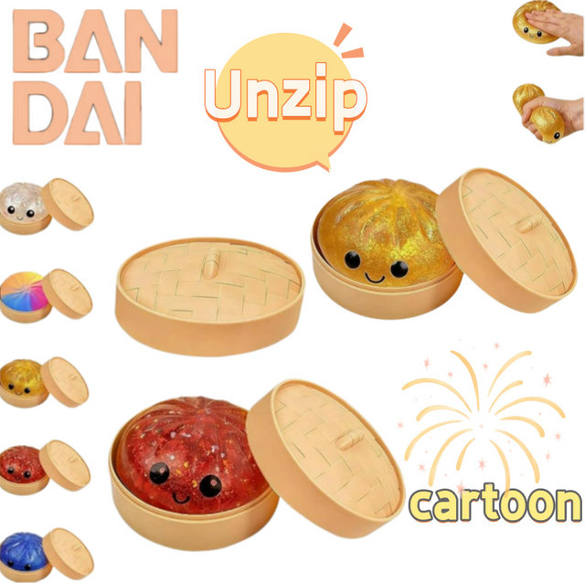Bandai Dumpling Squeeze Toy, multicolor - Bild 1
