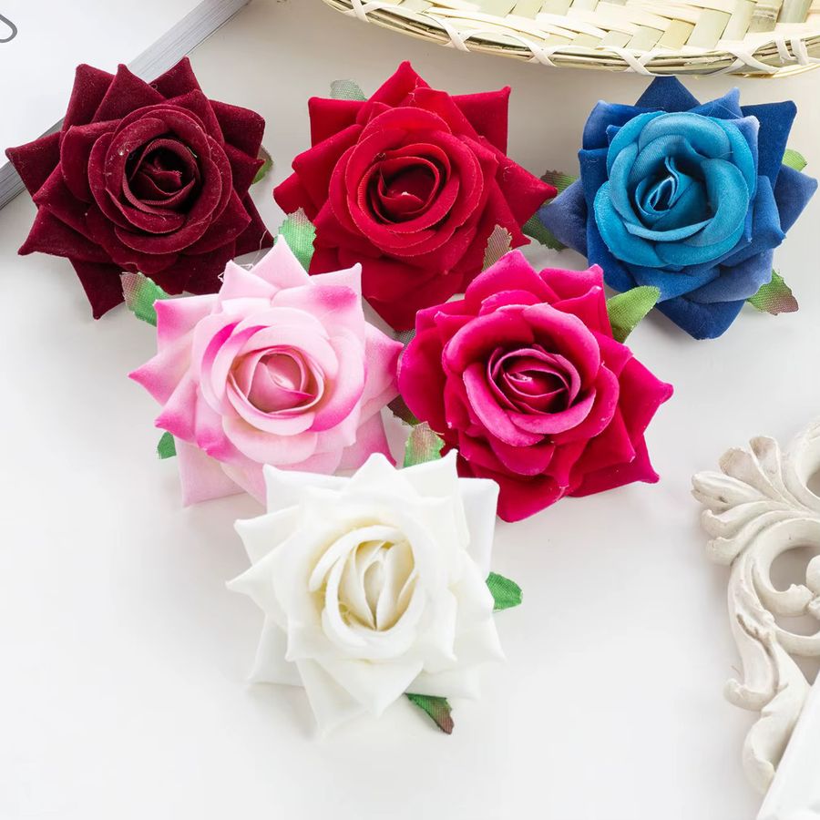 TTCY Künstliche Blumen als dekoratives Bouquet für Hochzeiten, Gartenbögen und DIY-Geschenke, Multicolor - Bild 2