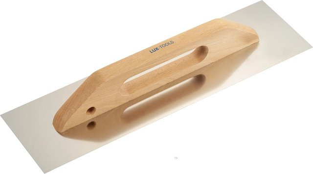 LUX-TOOLS Glättekelle aus Edelstahl in Silber, Breite: 48 cm - Bild 1