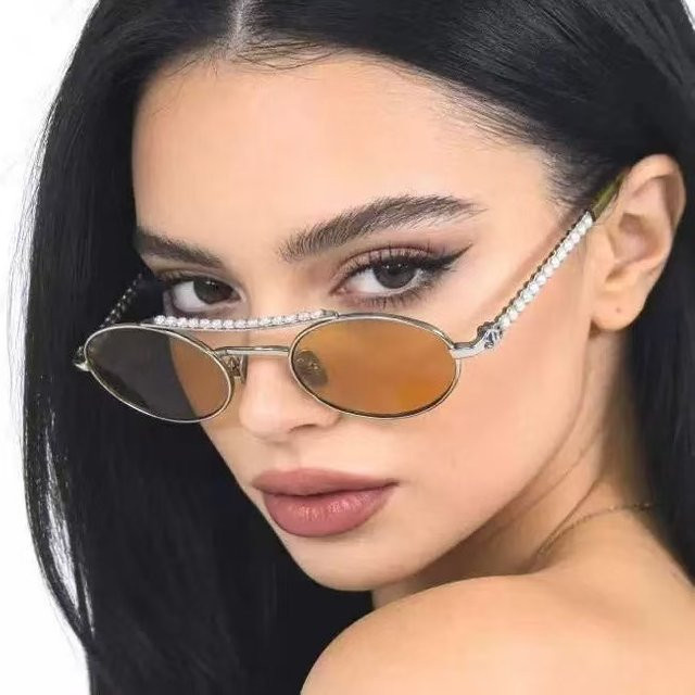 AINII Sonnenbrille, oval, Vollrand, Metall, Unisex - Bild 1