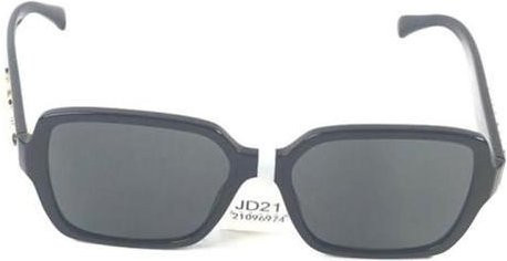 CHANEL Letter Logo Sonnenbrille, Vollrand, Square, Schwarz, Damen - Bild 1