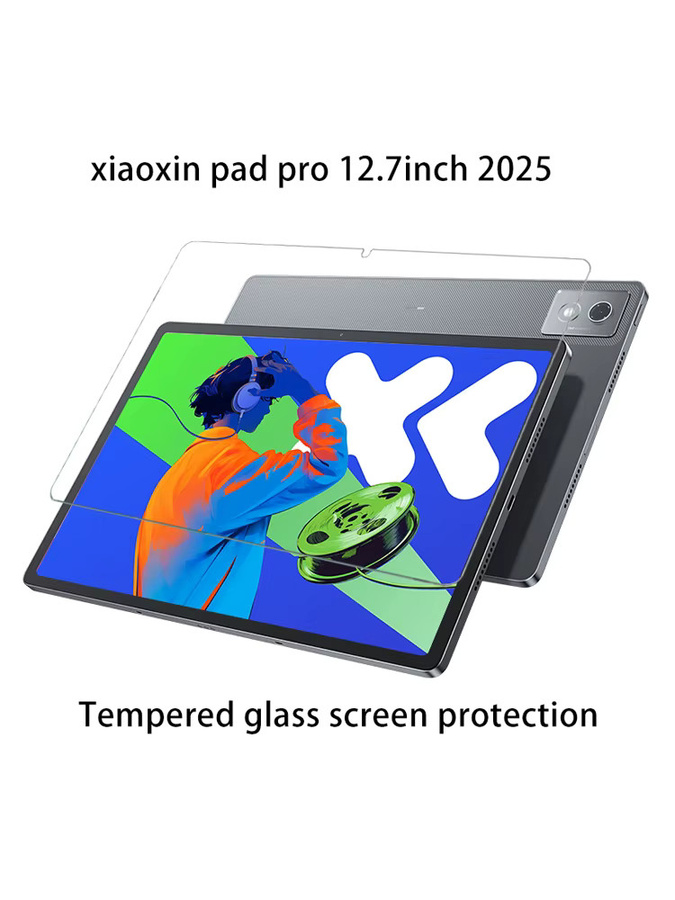 2er-Set gehärtetes Glas Displayfolie für Lenovo Xiaoxin Pad Pro 12,7 (2023/2024/2025) und Xiaoxin Pad 2024 11 Zoll, transparent - Bild 3