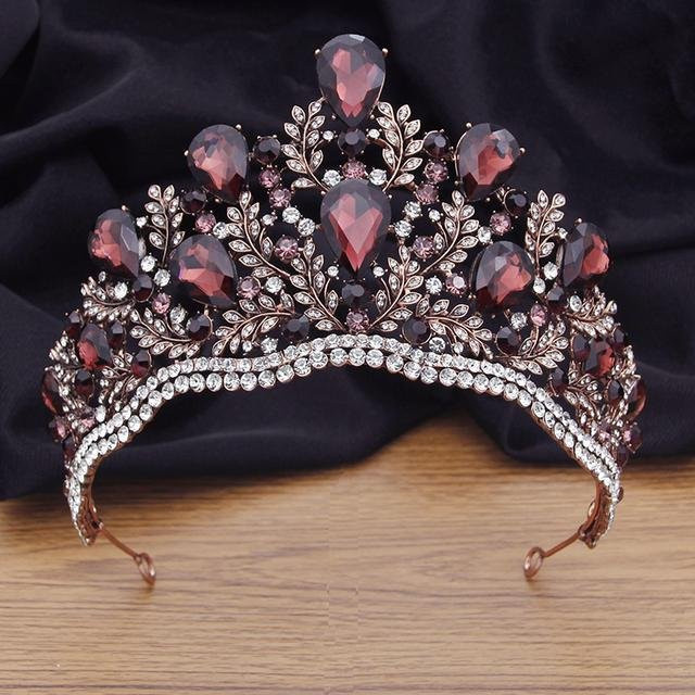 Wucifang Jewelry Diadem, Kristall, Violett, Damen - Bild 1