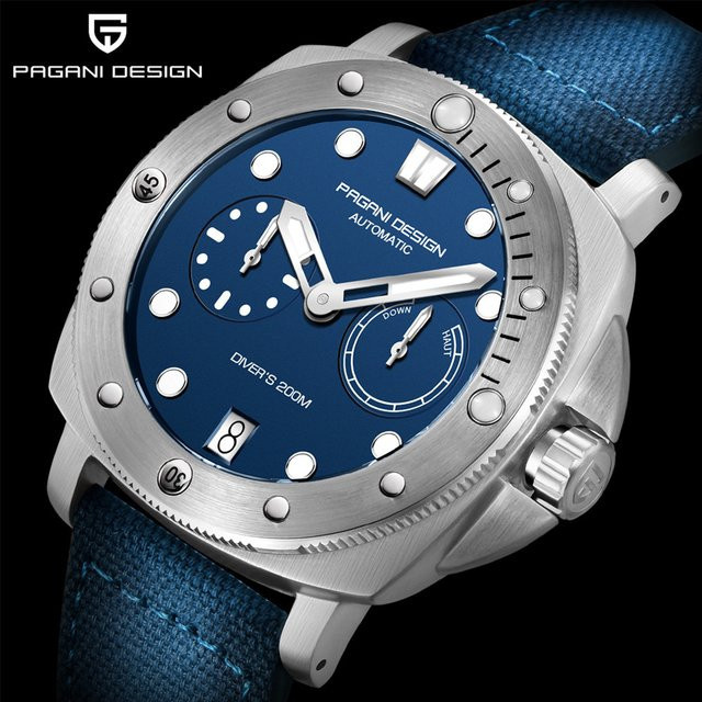 PAGANI DESIGN Armbanduhr Automatik, Edelstahl, Saphirglas, Herren - Bild 1