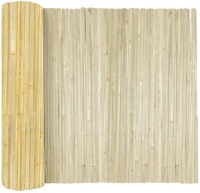 Sol Royal SolVision B33 Sichtschutzzaun aus Bambus in Beige, Höhe: 80 cm, Breite: 600 cm - Bild 1