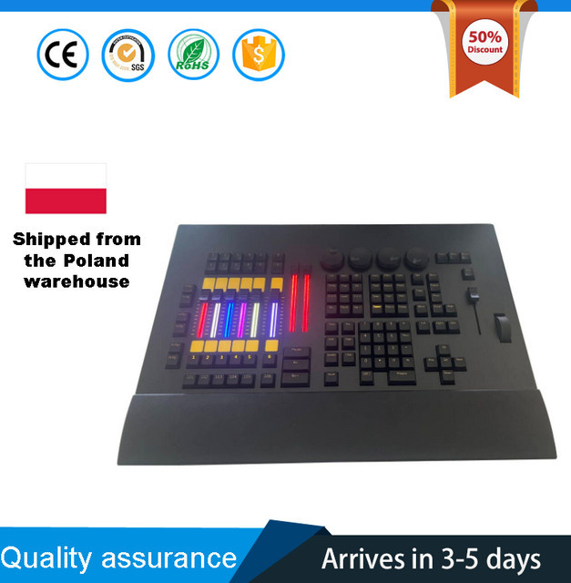 Black Horse Wing Professioneller DMX512 Beleuchtungscontroller mit Flightcase für DJ und Bühnenshow, Farbe: Schwarz - Bild 1