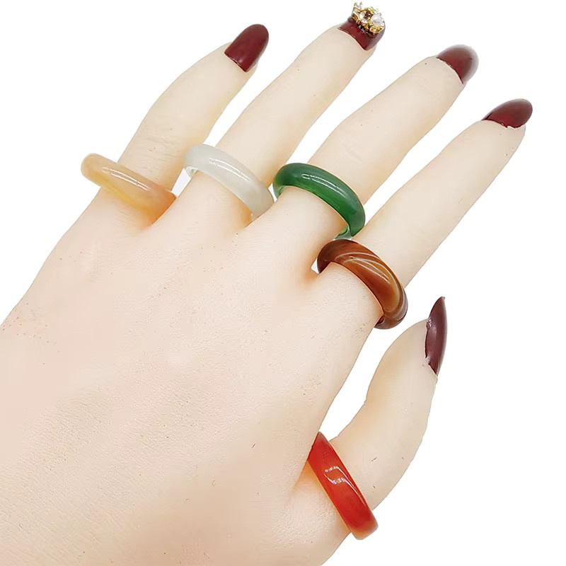 OWLMS Ringe, Achat, Bunt, Damen - Bild 3