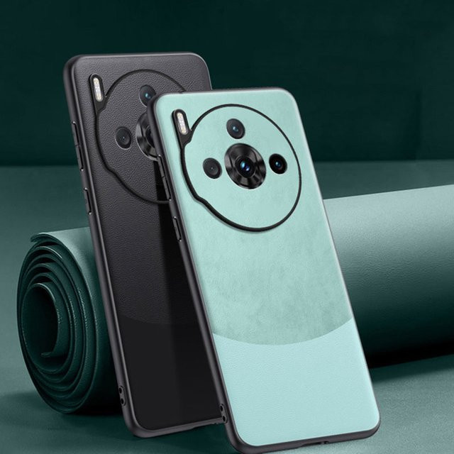 Luxus Leder Handyhülle für ZTE nubia Z60S Pro und nubia Z60 Ultra in Schwarz - Bild 1