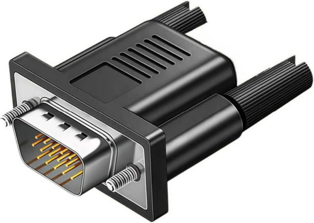 xieoery VGA Virtual Plug EDID Simulator Adapter in Schwarz für Headless-GPU-Erkennung mit Full HD Unterstützung bis 2560x1600@60Hz und 1920x1080@60Hz - Bild 1