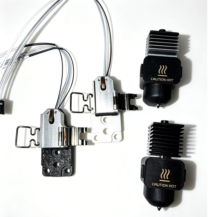 TWO TREES Hotend-Kit für Bambu Lab A1 oder A1 Mini mit Edelstahl-Hochpräzisions-Düse in Schwarz und Silber, Durchmesser: 0,2 mm, 0,4 mm, 0,6 mm, 0,8 mm - Bild 2