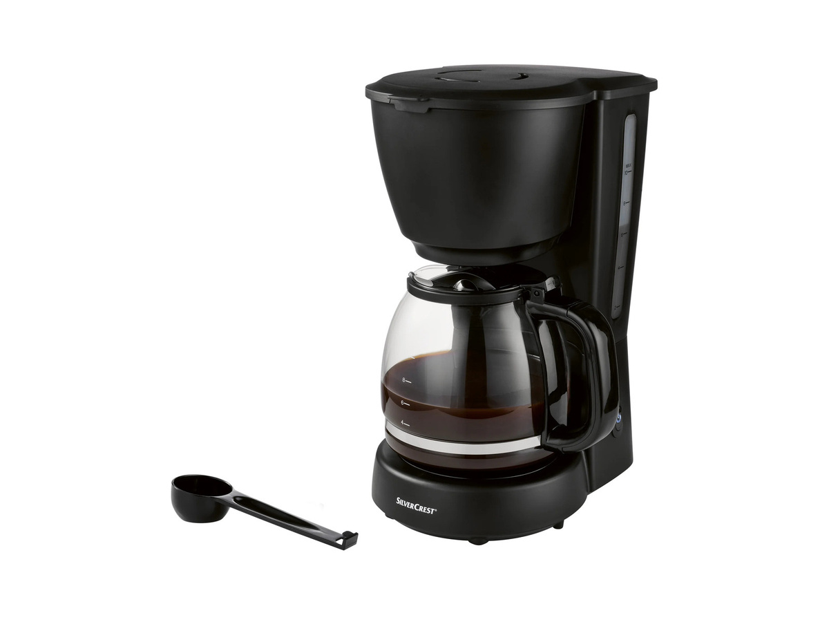 Silvercrest Kaffeemaschine SKMK 1000 A1 Schwarz mit Glaskanne und Warmhaltefunktion - Bild 3