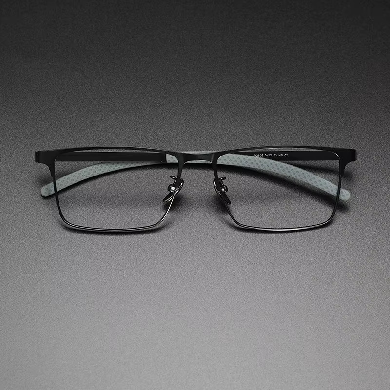 CLLOIO Korrektionsbrille, randlos, Titanium, rectangular, black - Bild 2