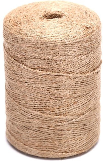 Natürliche Hanf- und Jutestau Schnur in Beige für DIY-Handwerk und Dekoration, 50 m - Bild 1