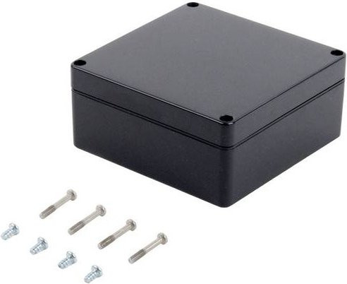 TRU Components KST 217 03217000.H Industrie-Gehäuse aus ABS in Schiefer-Grau, B/T/H: 12,2 x 12,0 x 5,5 cm - Bild 1