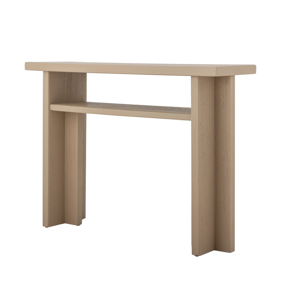 Bloomingville Konsolentisch aus Holz in Beige, B/T/H: 80 x 32 x 110 cm - Bild 1