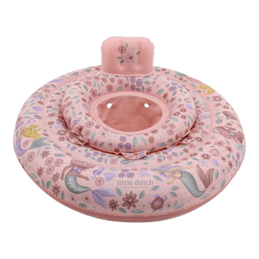 Little Dutch Babyschwimmring Dreamy Mermaid in Pink - Bild 1