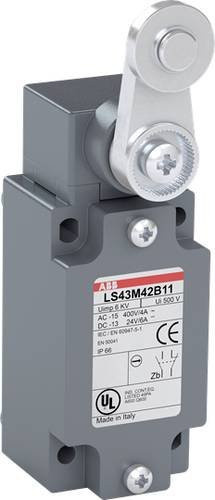 ABB Positionsschalter LS43M42B11 10A Kuppenstößel IP66 Grau - Bild 1
