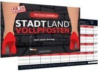 Denkriesen Stadt Land Vollpfosten - Rotlicht Edition Partyspiel ab 16 Jahren - Bild 1