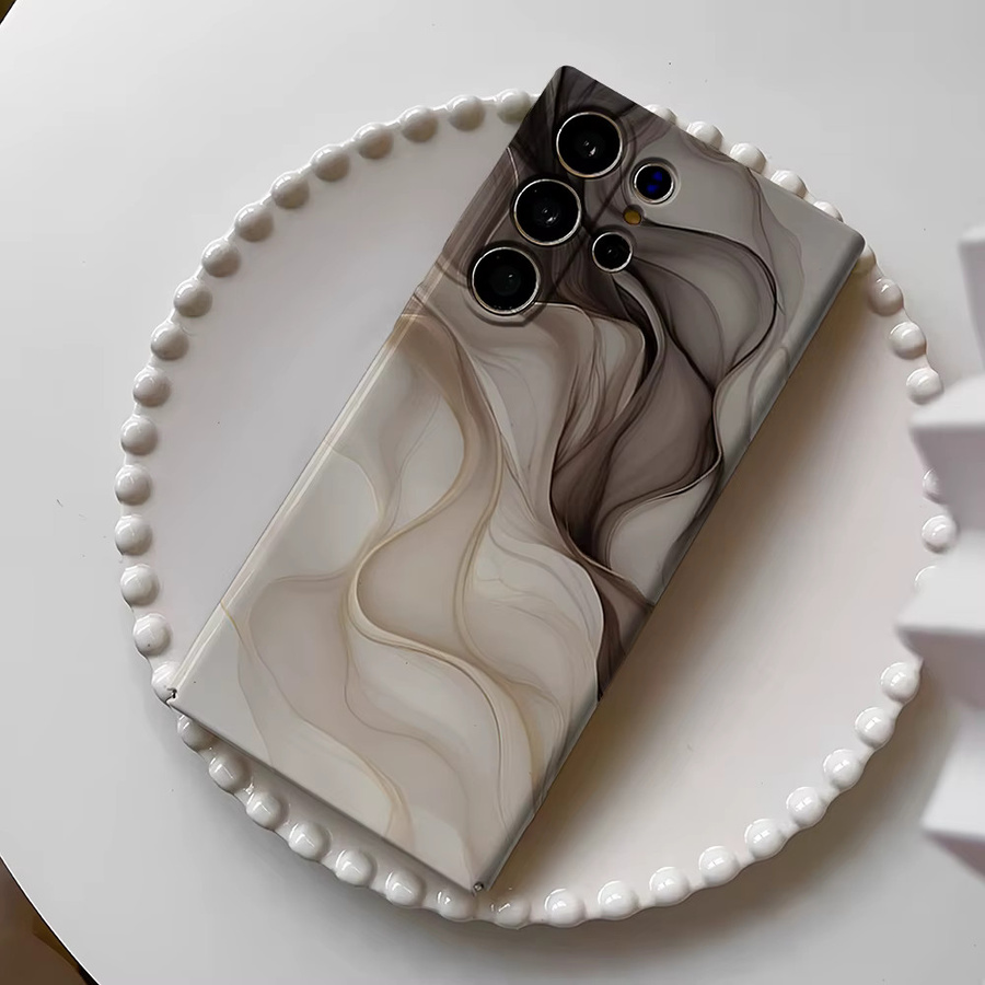 Stoßfeste Doppelschicht Handyhülle in Beige für Samsung Galaxy S26 S25 Ultra S24 S23 Ultra Plus - Bild 3