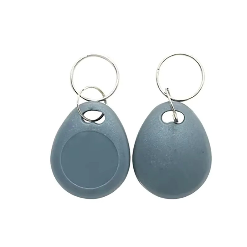 10 Stück YEVERAXIN RFID Schlüsselanhänger T5577 Kopierbar 125kHz Proximity ID Token in Grau und Blau - Bild 2