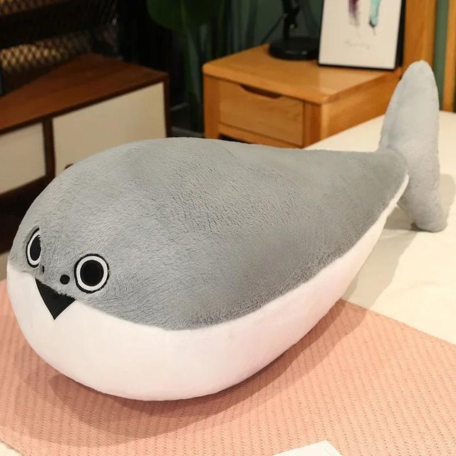 Grauer Sacabambaspis Fischpuppe Plüschtier, 50cm, ab 14 Jahren - Bild 1