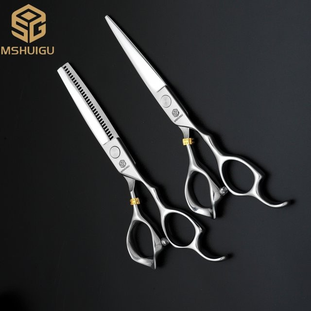 MSHUIGU Effilierschere aus 440C Stahl, 6 Zoll, Unisex - Bild 1