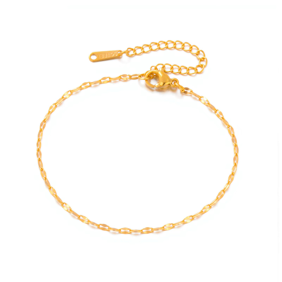 Skyrim Armband, Edelstahl, Gold, Damen, Minimalistisch - Bild 3