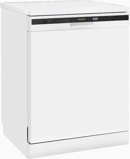 Exquisit Geschirrspüler GSP56314-030C in Weiss mit Aquastop und automatischem Türöffnen, B/T/H: 60,0 x 60,0 x 84,5 cm - Bild 1