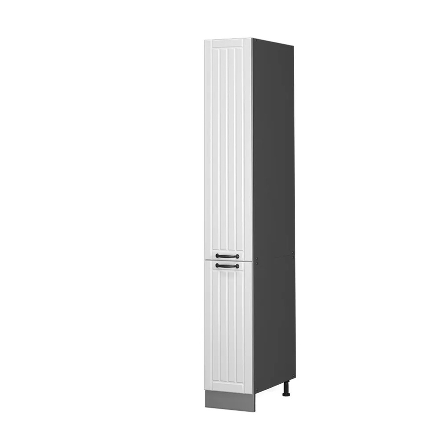 Vicco Apothekerhochschrank Fame-Line Küchenschrank im Landhausstil, Anthrazit/Weiß, Breite: 30 cm - Bild 3