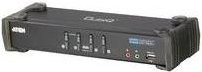 ATEN CubiQ CS1764A KVM- und Audio-Switch mit 4 Ports, DVI und USB, Full HD, Schwarz - Bild 1