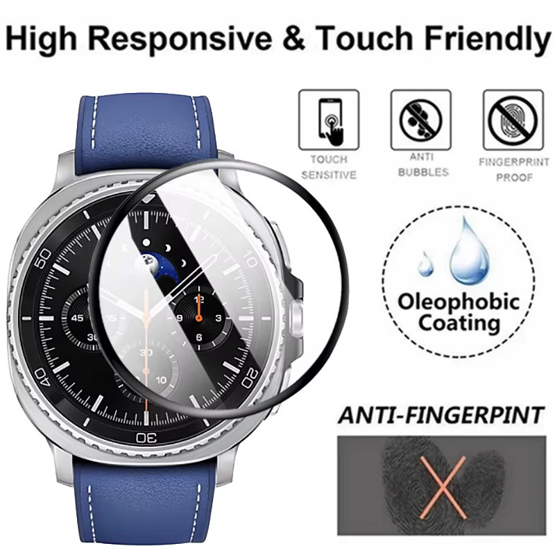 Samsung Displayschutzfolie für Galaxy Watch 8 44 mm 40 mm, transparent, Unisex - Bild 3