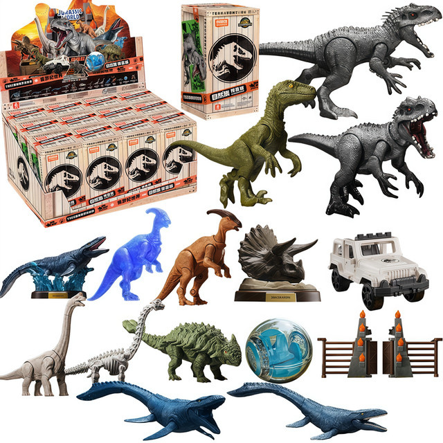 BLOKEES Jurassic World Jurassic Park Dinosaurier, Actionfigur Bausatz, Überraschungsbox - Bild 1