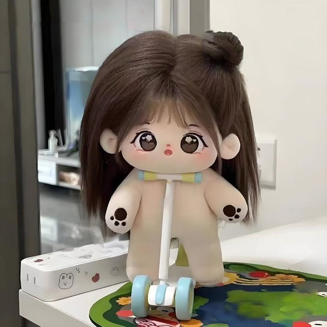Kawaii Große Augen Plüsch Baumwollpuppe, Kuscheltier, ab 14 Jahren - Bild 1