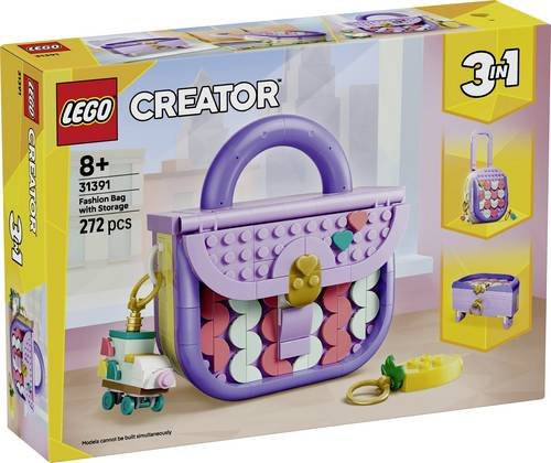 LEGO Creator Modische Tasche mit Staufach Bauspielzeug ab 8 Jahren - Bild 1